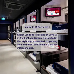 Capsule hotel Kepler Club Kuala Lumpur Airport - Klia T1 Landside, Public Area